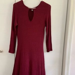 Maroon dress from American eagle